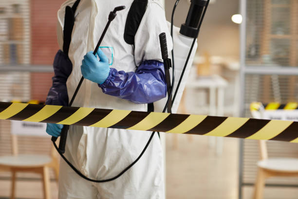 Professional Blood Cleanup technician working in Coeur D Alene, ID